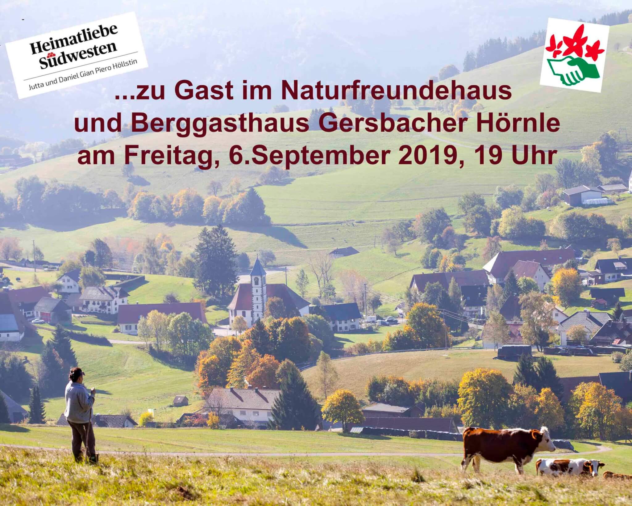 Heimatliebe Südwesten zu Gast   im Naturfreundehaus Gersbach Hörnle